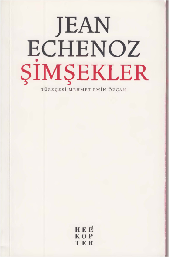 Şimşekler PDF – Jean Echenoz
