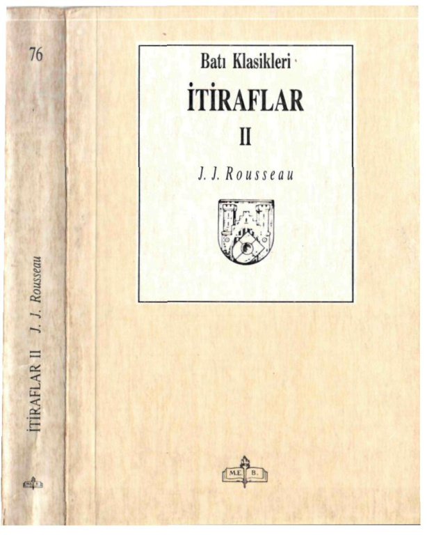 İtiraflar 2 PDF – Jean-Jacques Rousseau