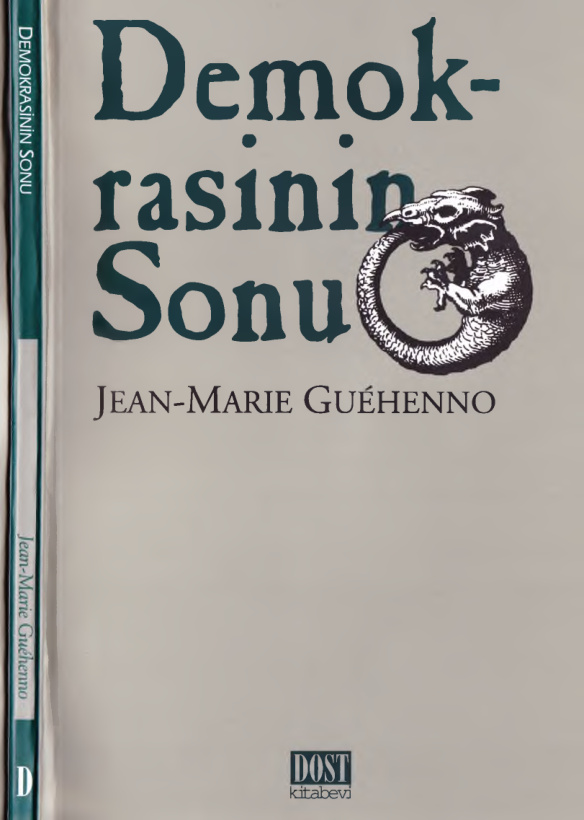 Demokrasinin Sonu PDF – Jean-Marie Guéhenno