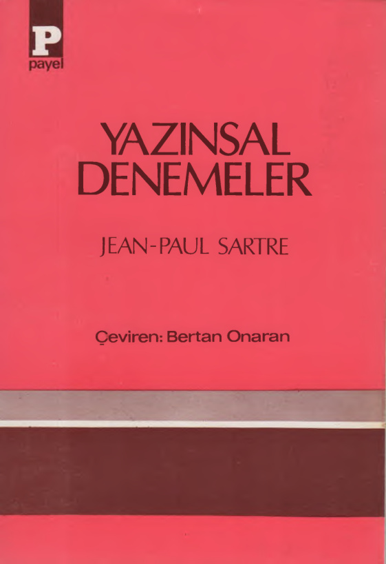 Denemeler PDF – Jean-Paul Sartre
