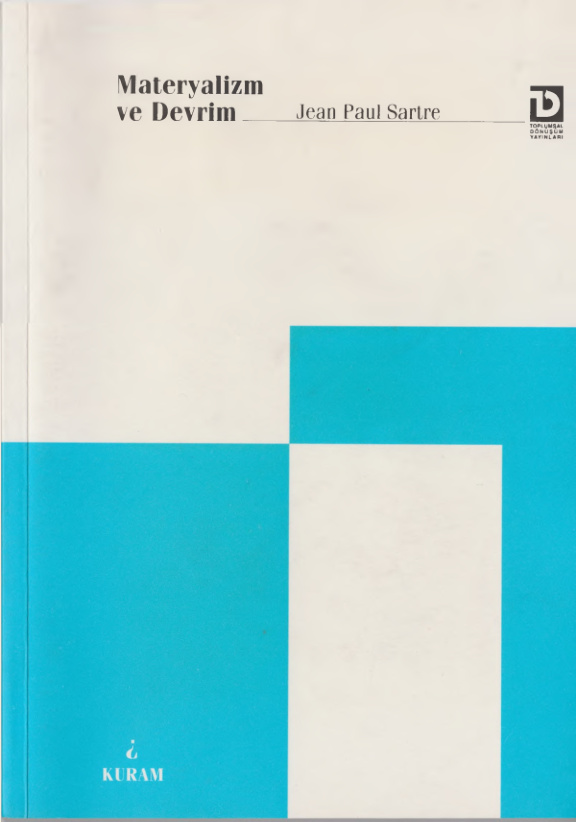 Materyalizm ve Devrim PDF – Jean-Paul Sartre