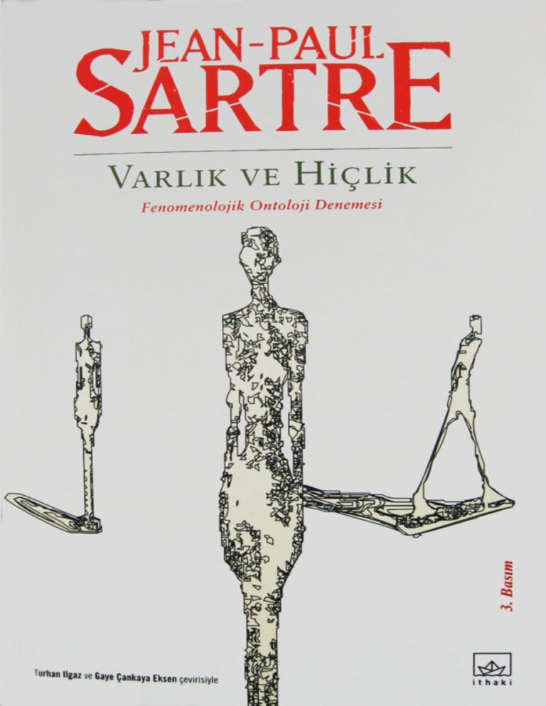 Jean Paul Sartre Varlık ve Hiçlik Kitap Kapağı