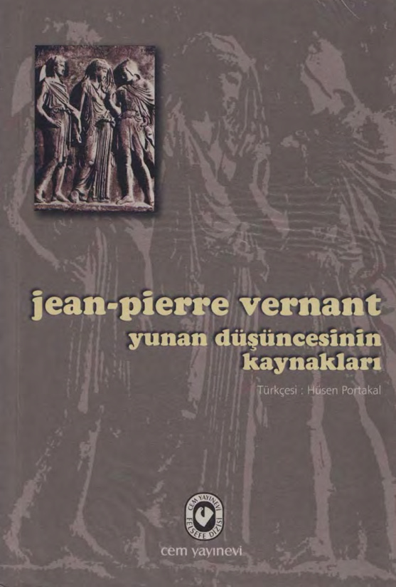 Yunan Düşüncesinin Kaynakları PDF – Jean-Pierre Vernant