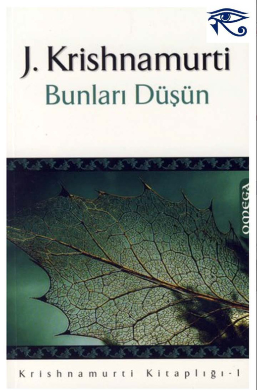 Bunları Düşün PDF – Jiddu Krishnamurti