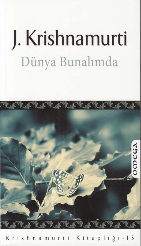 Dünya Bunalımda PDF – Jiddu Krishnamurti