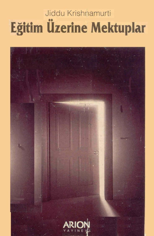 Eğitim Üzerine Mektuplar PDF – Jiddu Krishnamurti