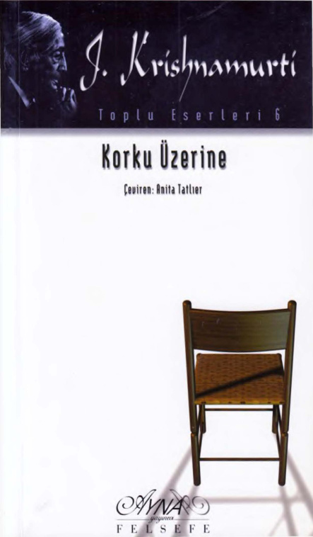 Korku Üzerine PDF – Jiddu Krishnamurti