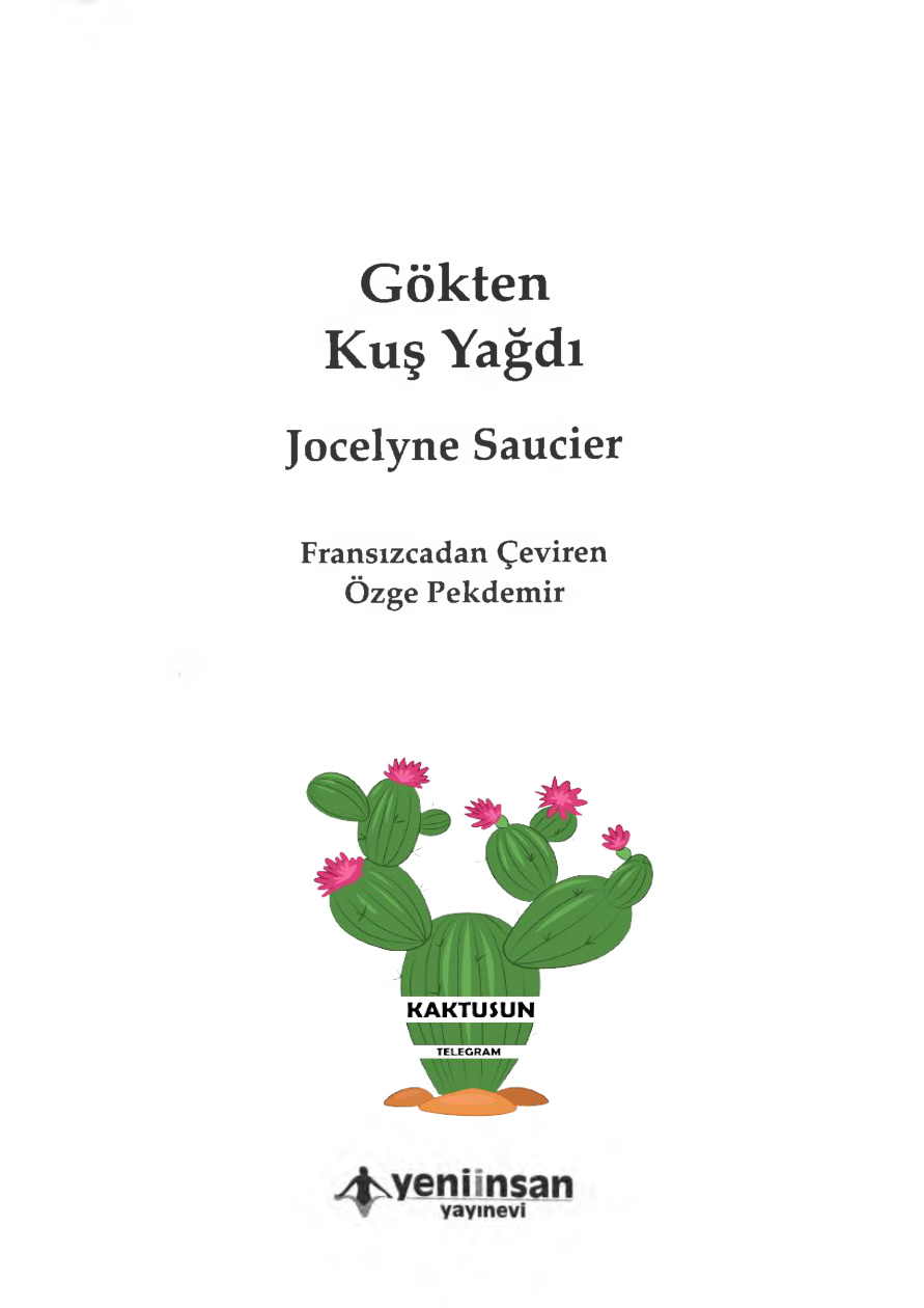 Gökten Kuş Yağdı PDF – Jocelyne Saucier