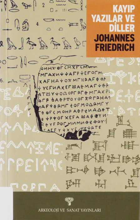 Kayıp Yazılar ve Diller PDF – Johannes Friedrich