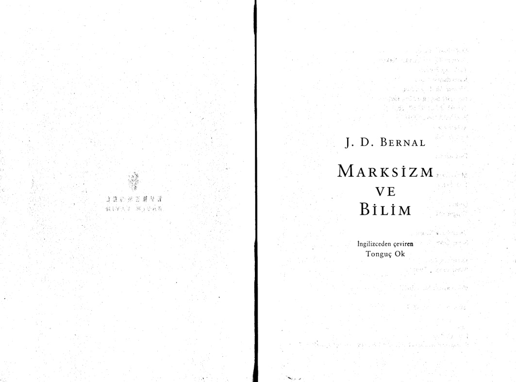 Marksizm ve Bilim PDF – John Desmond Bernal