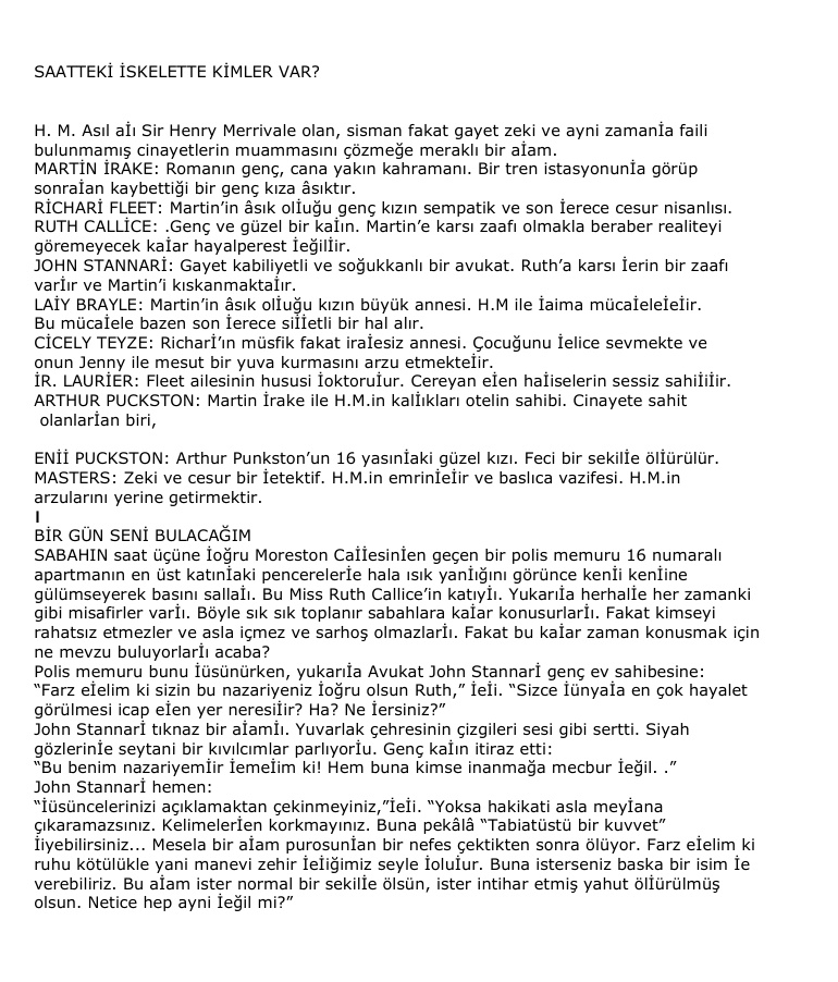 Saatteki İskelet PDF – John Dickson Carr