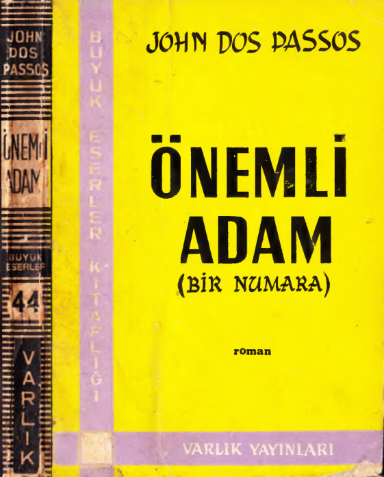 Önemli Adam (Bir Numara) PDF – John Dos Passos
