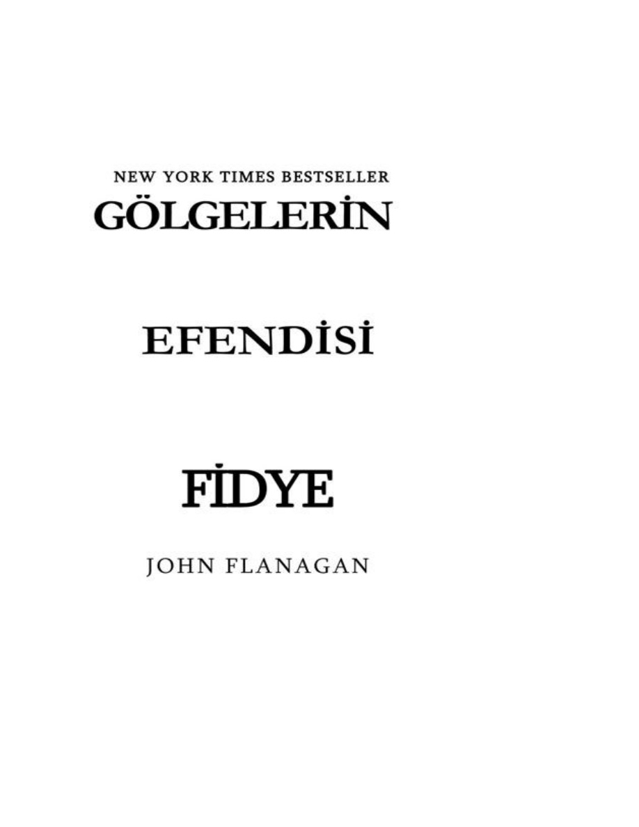 Fidye – Gölgelerin Efendisi 7 PDF – John Flanagan