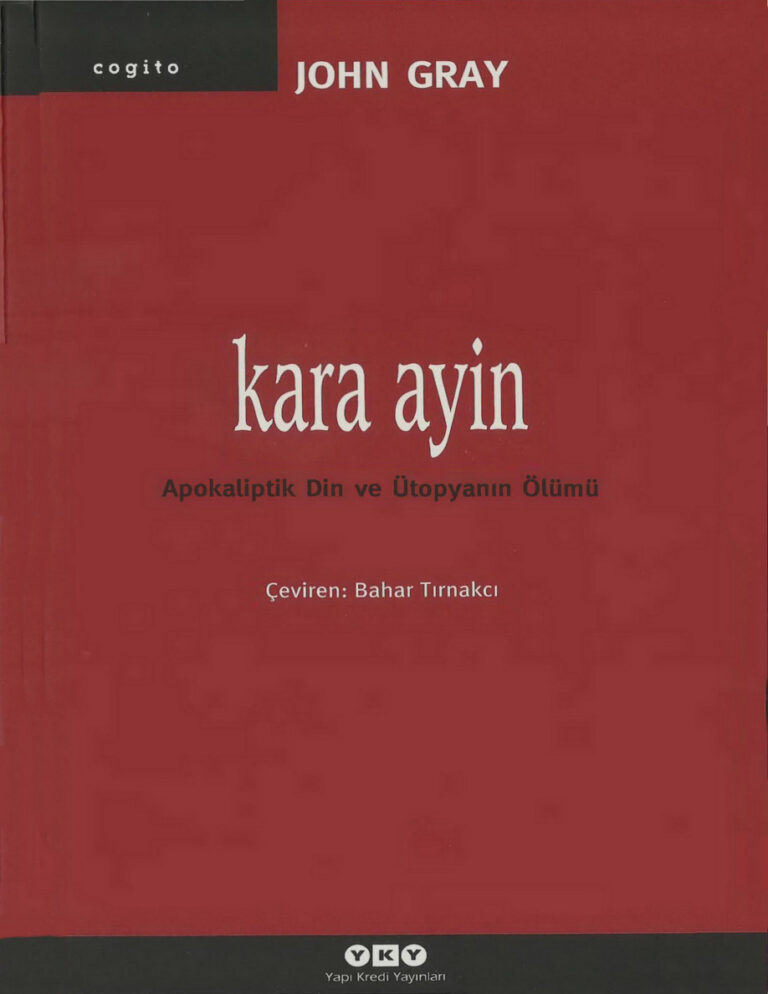 John Gray Kara Ayin Kitap Kapağı