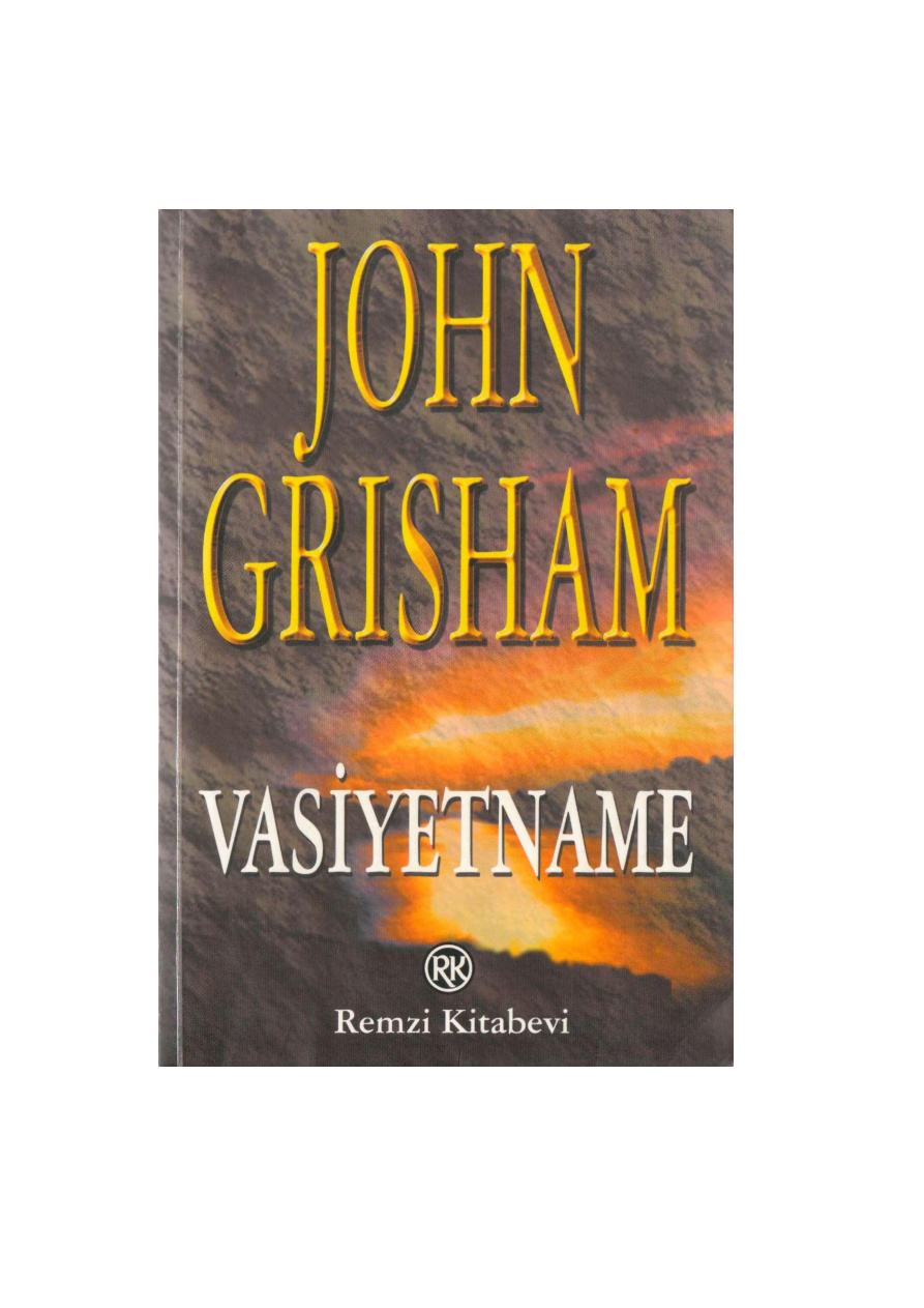 Vasiyetname PDF – John Grisham
