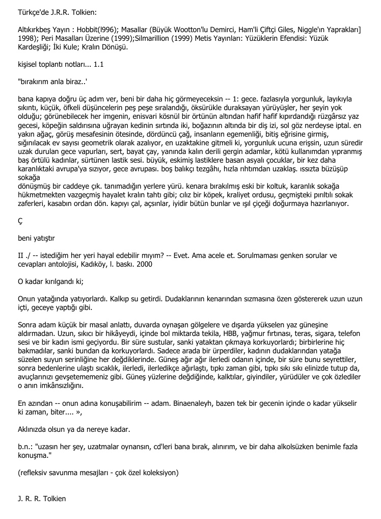 Akallabêth ve Güç Yüzüklerine Dair PDF – John Ronald Reuel Tolkien