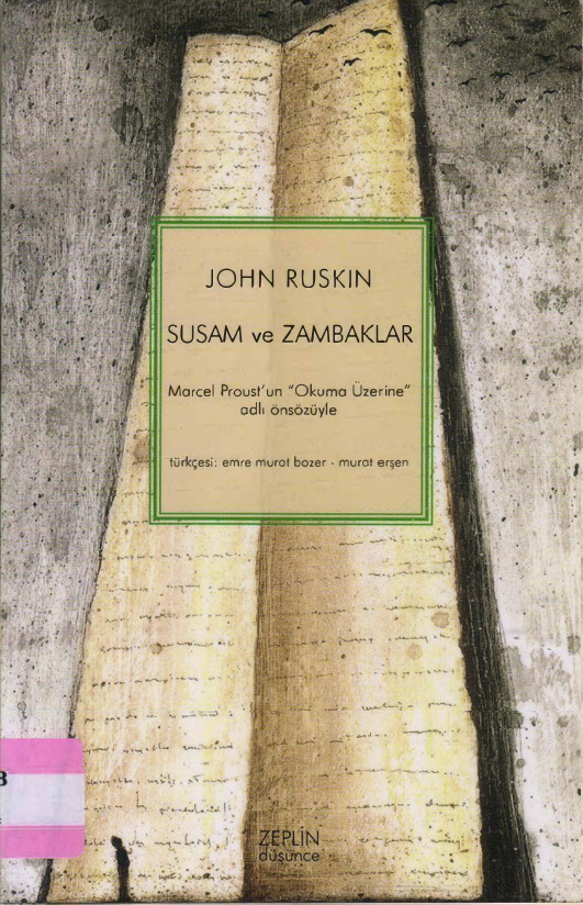 Susam ve Zambaklar PDF – John Ruskin