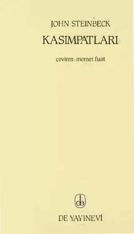 Kasımpatları PDF – John Steinbeck