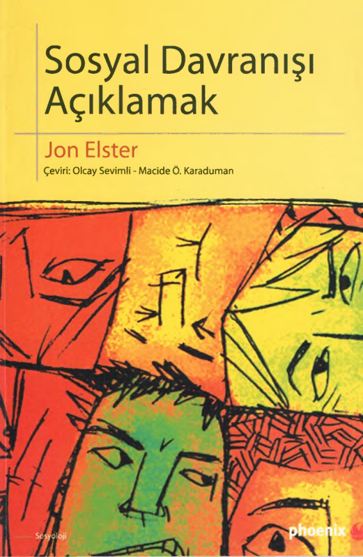 Sosyal Davranışı Açıklamak PDF – Jon Elster