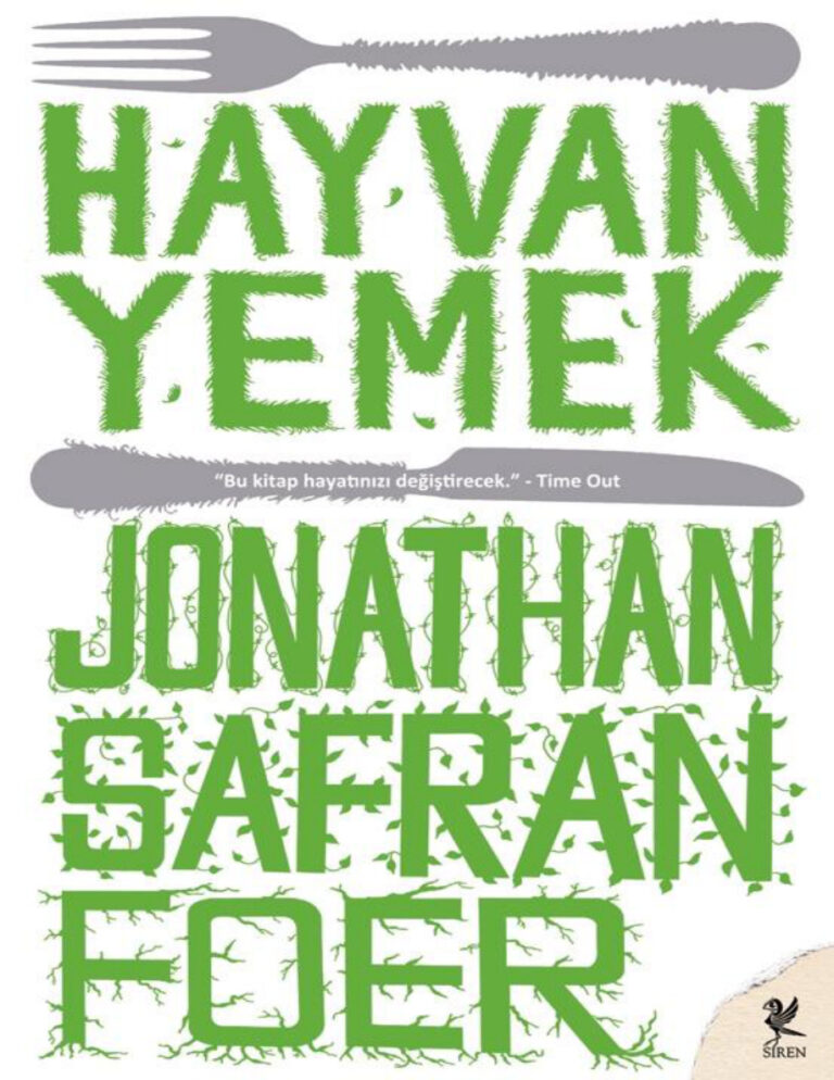 Jonathan Safran Foer Hayvan Yemek Kitap Kapağı