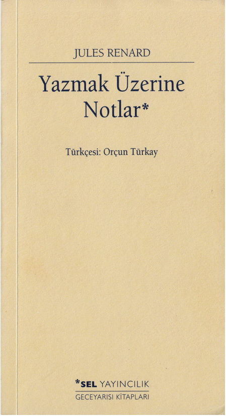 Yazmak Üzerine Notlar PDF – Jules Renard