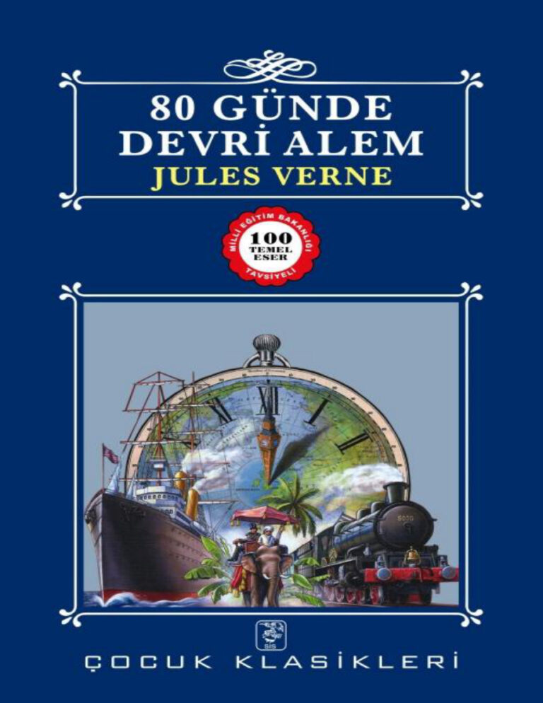 Jules Verne 80 Günde Devr i Âlem Kitap Kapağı