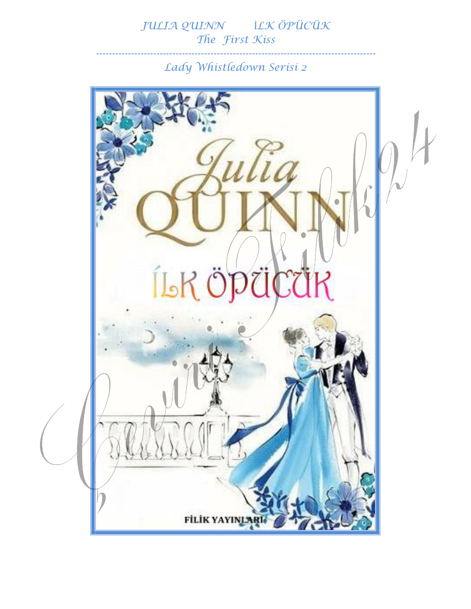 İlk Öpücük PDF – Julia Quinn