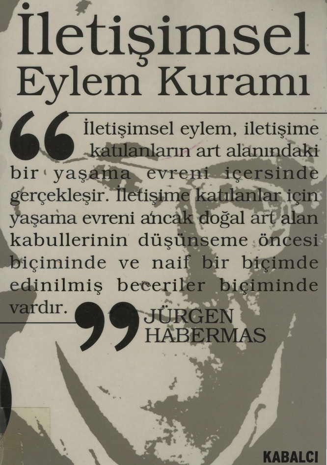 İletişimsel Eylem Kuramı: Cilt I PDF – Jürgen Habermas