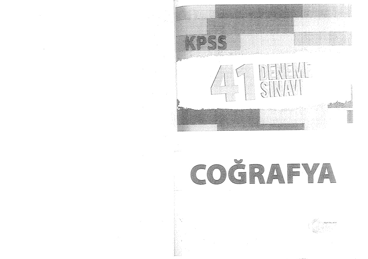 Coğrafya 41 Deneme PDF – Komisyon
