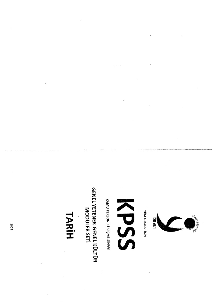 Tarih: ÖSYM Çıkmış Sorular PDF – Komisyon / ÖSYM
