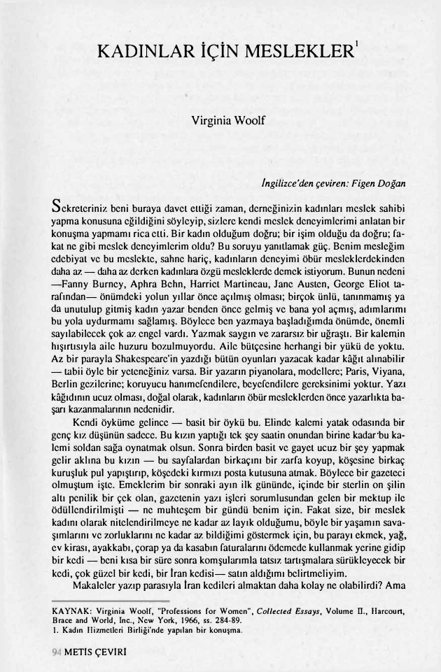 Kadınlar İçin Meslekler PDF – Bilinmiyor (Rehber/İnceleme)