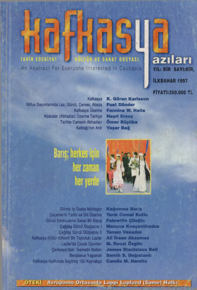 Kafkasya Yazıları 01: İlkbahar 1997 PDF – Kolektif