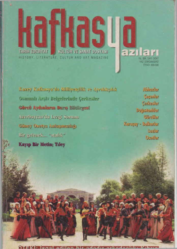Kafkasya Yazıları 04: Yaz 1998 PDF – Kolektif