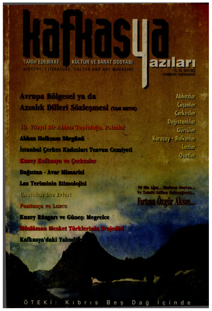 Kafkasya Yazıları 05: Sonbahar 1998 PDF – Kolektif