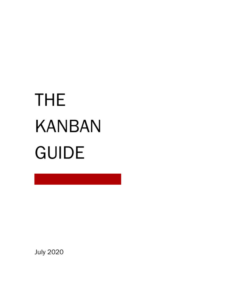 Kanban Guide 2020 07 Kitap Kapağı