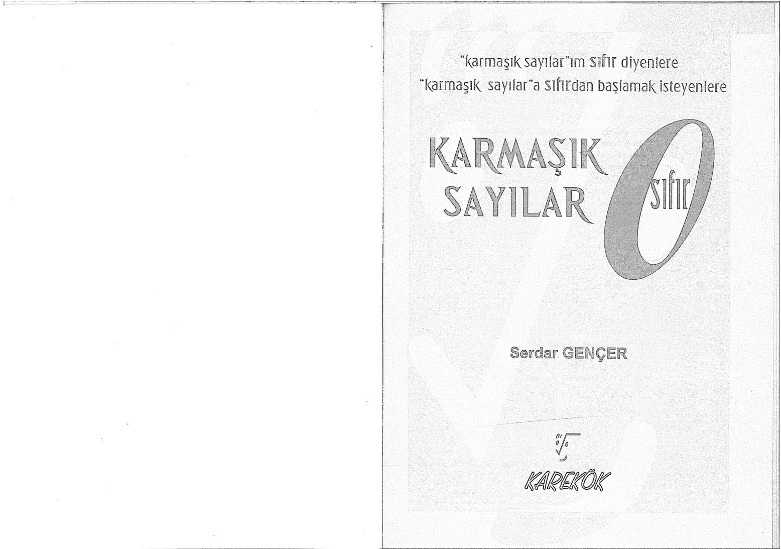 Karekök Yayınları LYS Karmaşık Sayılar PDF – Karekök Yayınları Komisyon