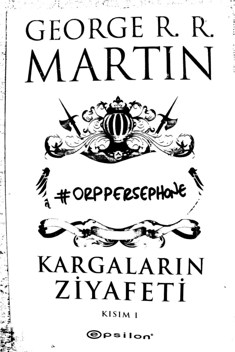 Kargaların Ziyafeti Kısım 1 George R. R. Martin Kitap Kapağı