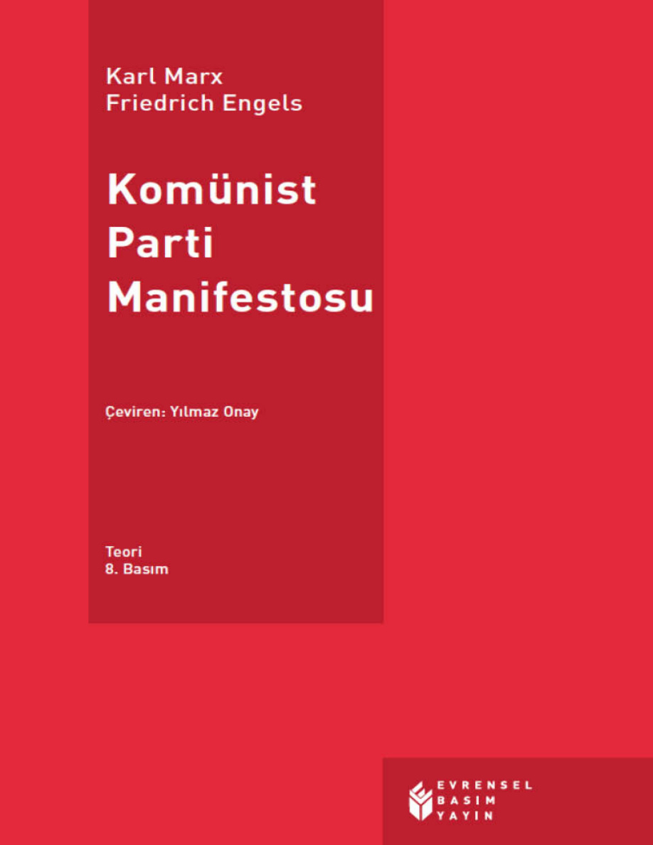 Komünist Parti Manifestosu PDF – Karl Marx