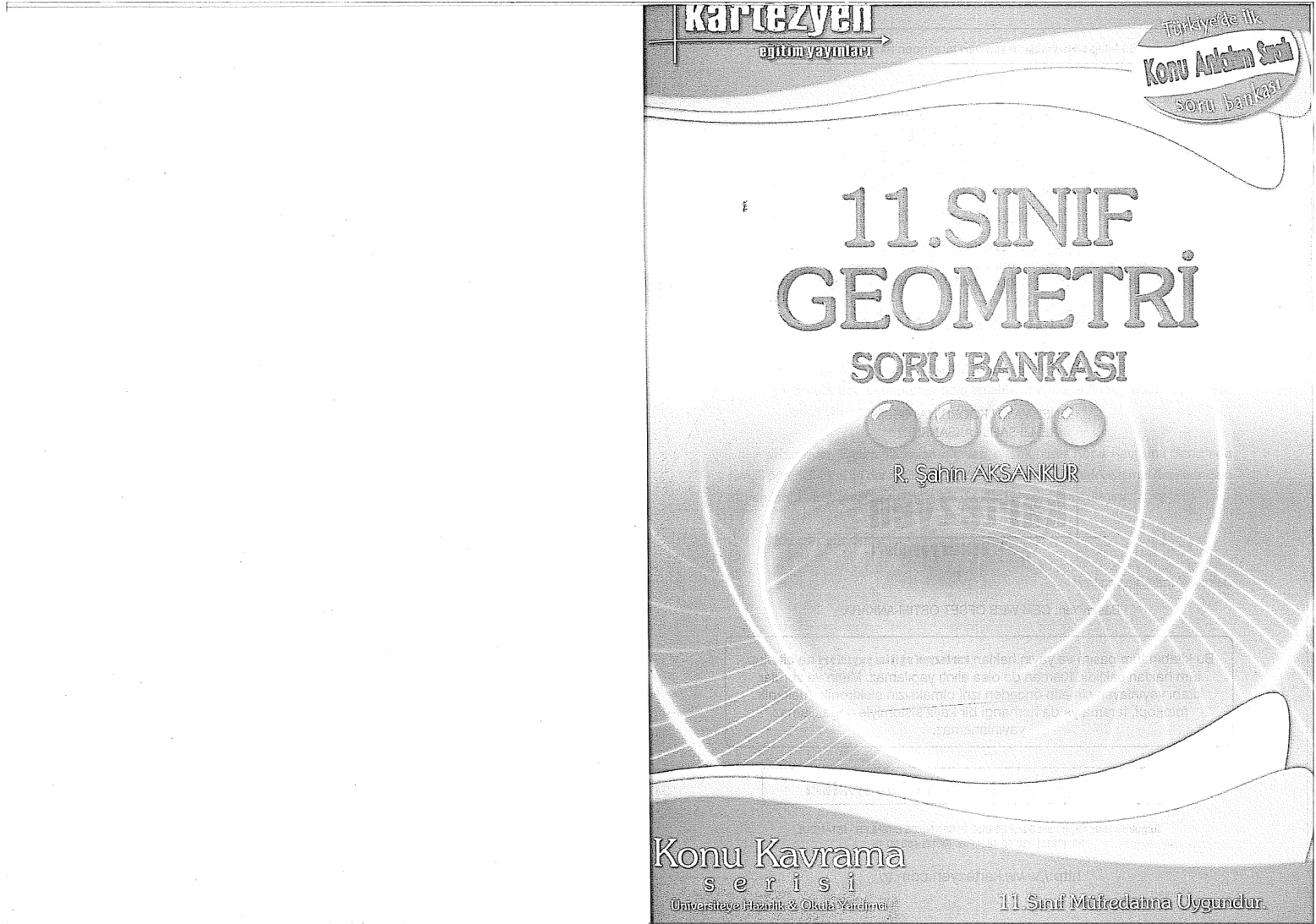Kartezyen Eğitim Yayınları 11. Sınıf Geometri Soru Bankası PDF – Kartezyen Eğitim Komisyon