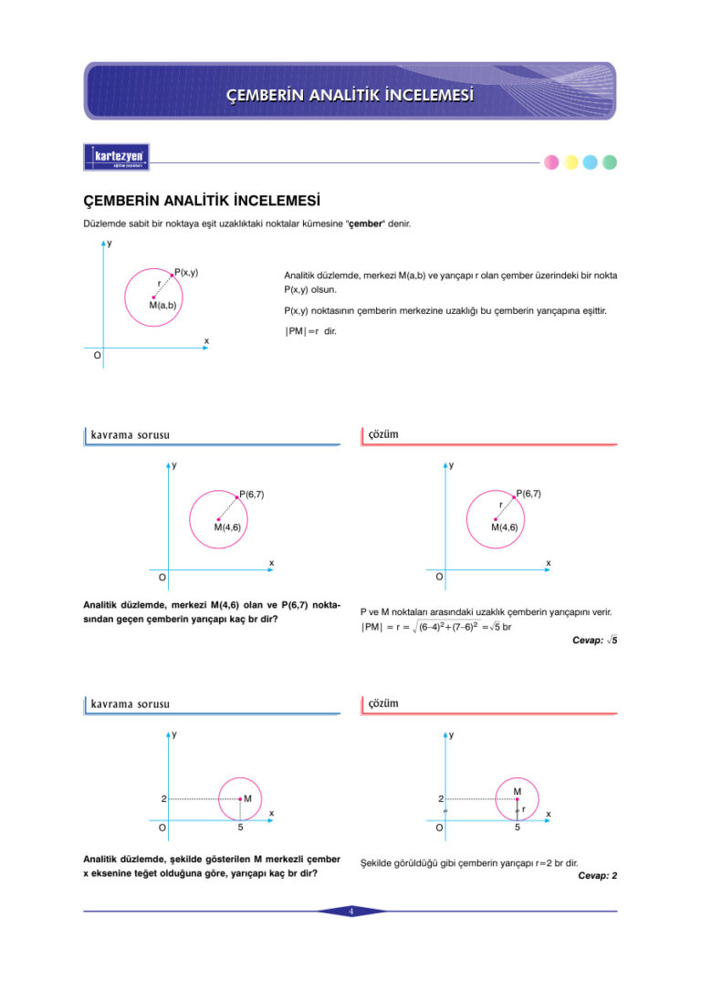 KartezyenEitimYaynlar GeometriemberAnalitii Kitap Kapağı