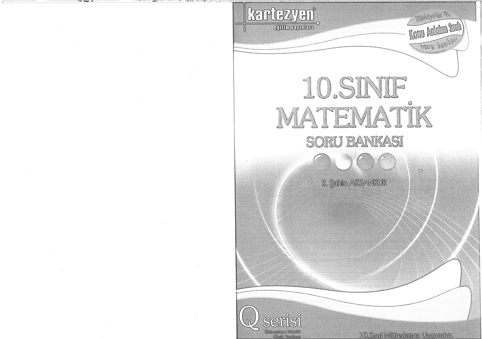 Kartezyen Eğitim Yayınları Q Serisi 10. Sınıf Matematik Soru Bankası PDF – Kartezyen Eğitim Komisyon