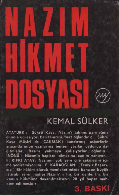 Nazım Hikmet Dosyası PDF – Kemal Sülker