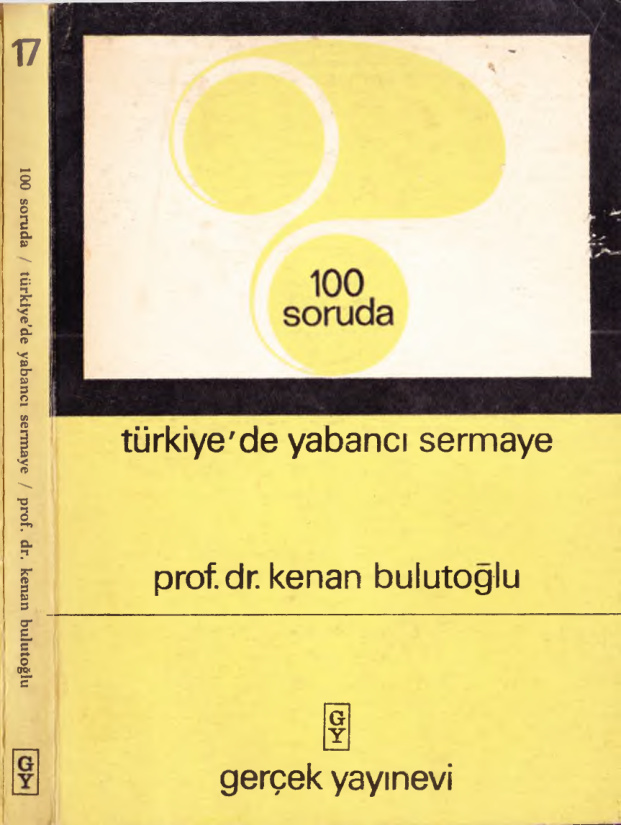 100 Soruda Türkiye’de Yabancı Sermaye PDF – Kenan Bulutoğlu