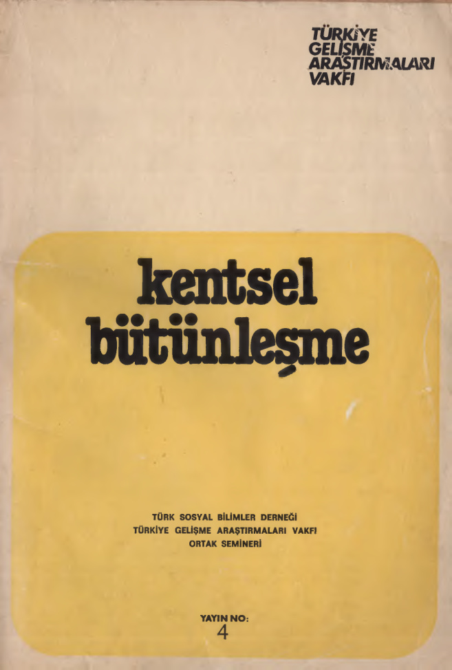 Kentsel Bütünleşme PDF – Kolektif