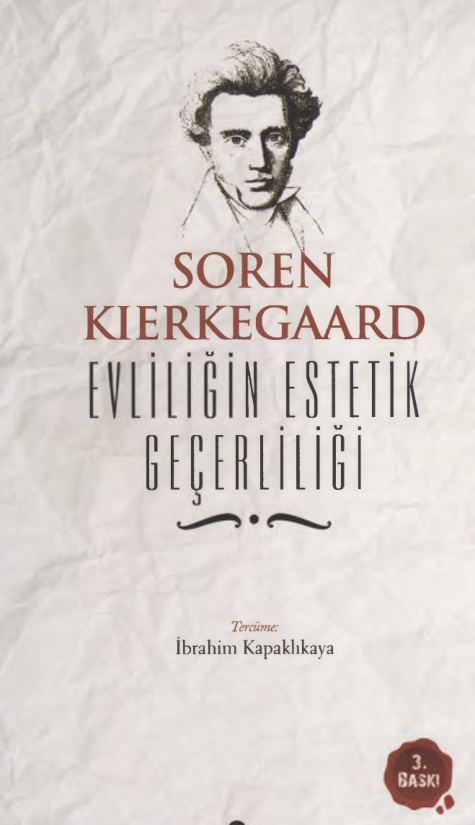 Evliliğin Estetik Geçerliliği PDF – Søren Kierkegaard