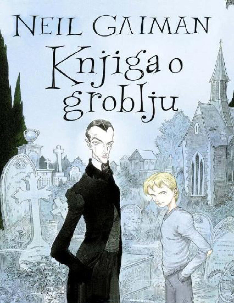 Knjiga o Groblju Croatian Edition Neil Gaiman Kitap Kapağı