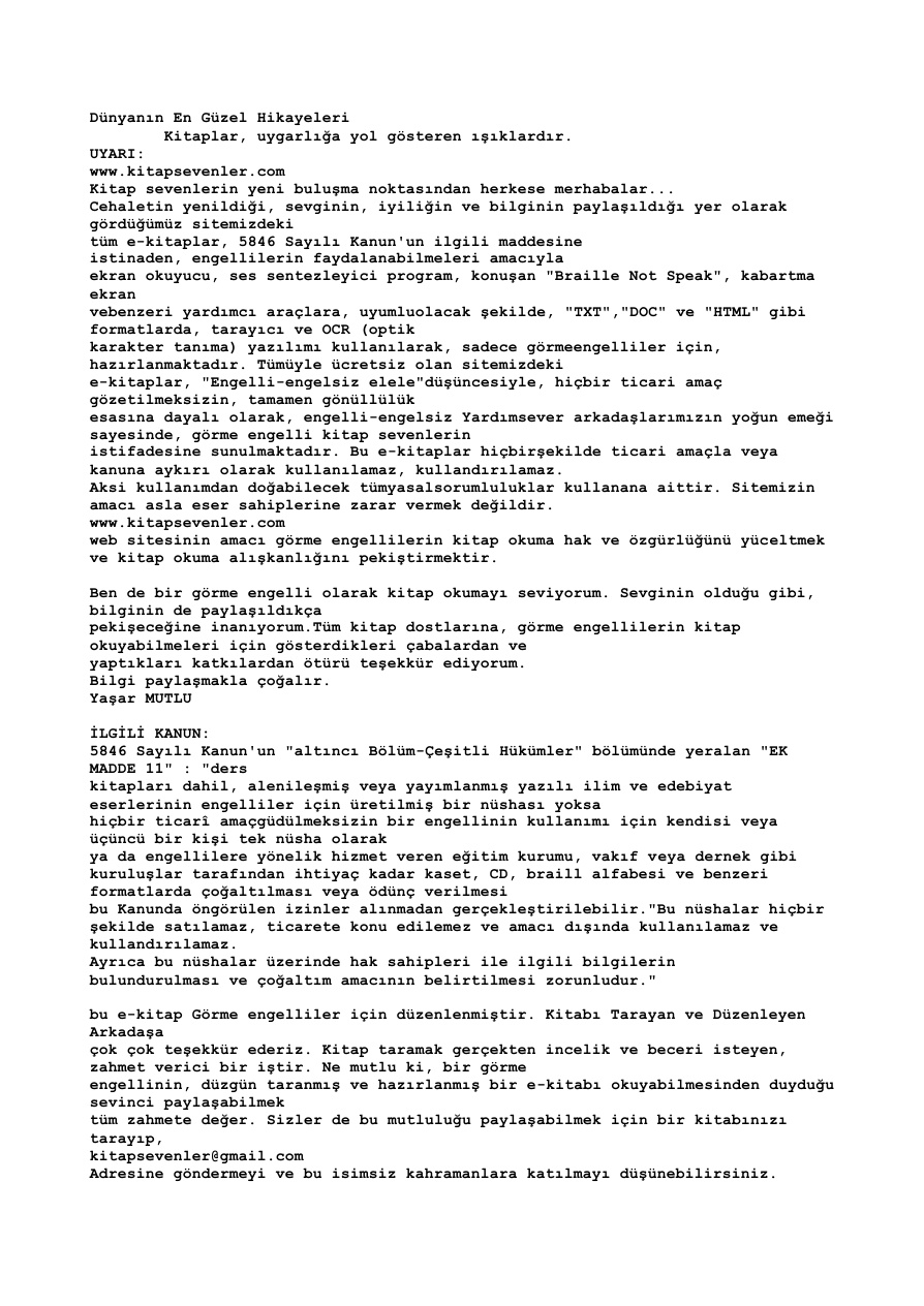 Dünyanın En Güzel Hikayeleri PDF – Kolektif