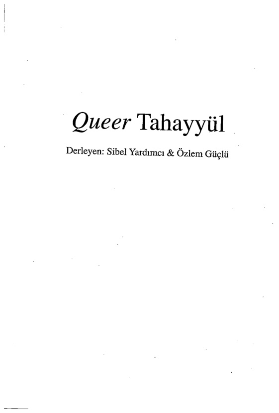 Queer Tahayyül PDF – Kolektif