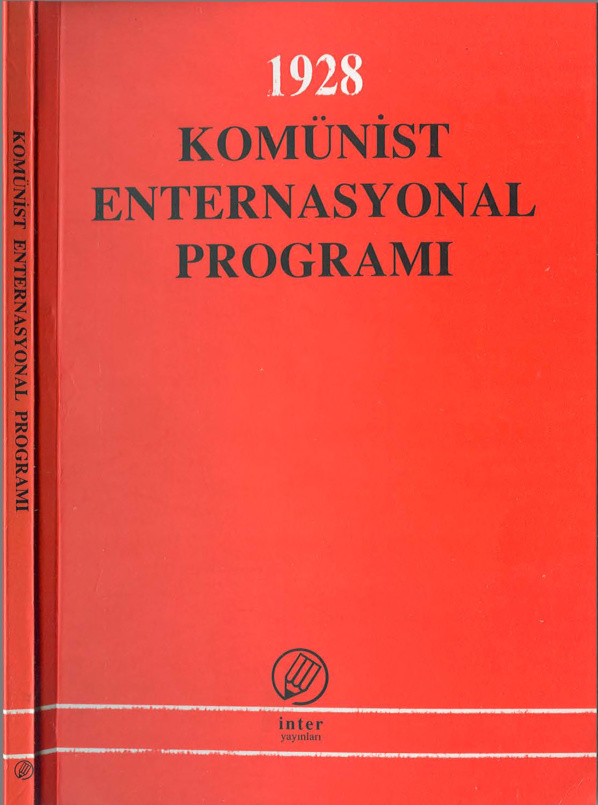 Komünist Enternasyonal Programı 1928 PDF – Kolektif