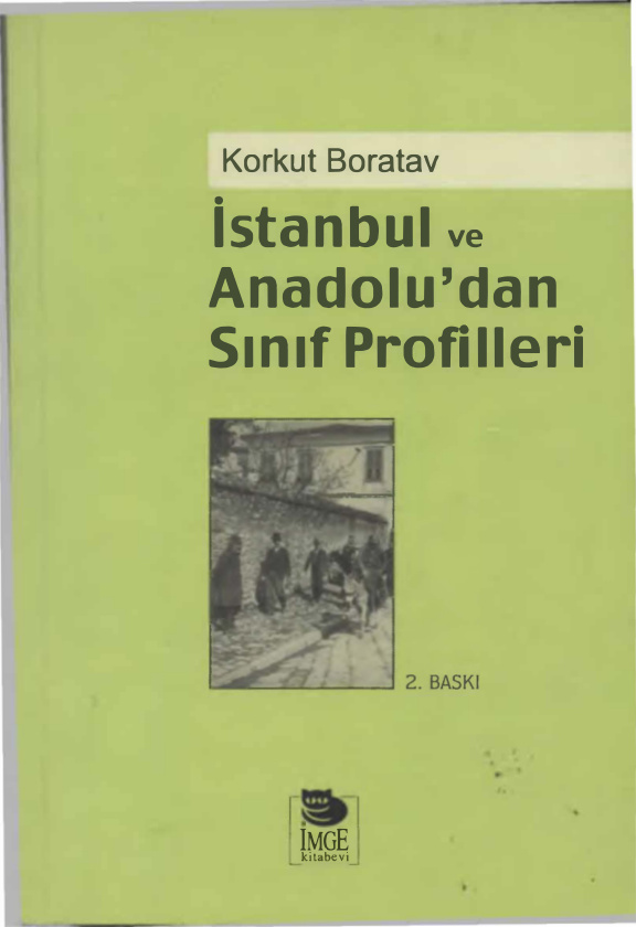 İstanbul ve Anadolu’dan Sınıf Profilleri PDF – Korkut Boratav